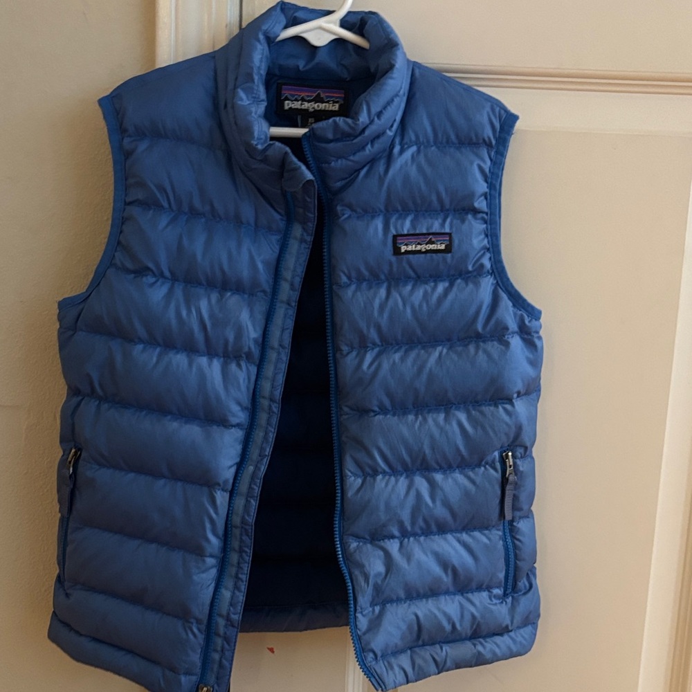 Patagonia 5-6 Kids Blue Puffer Vest